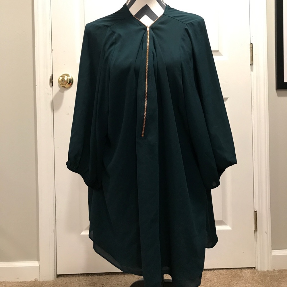 City chic dressy zipper blouse xxl 24